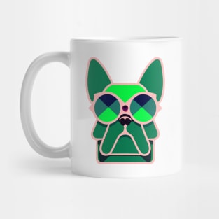 Frenchie Green Mug